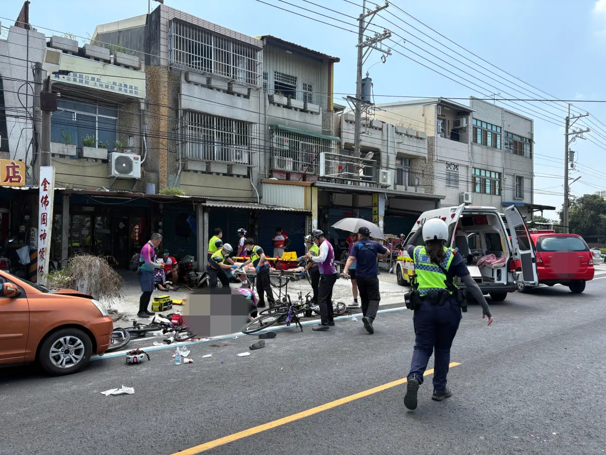 ▲「康橋國際學校」日前舉辦高二生單車環島成年禮，不幸發生車禍，經檢警初步調查結果，駕駛是「毒駕」。（圖／翻攝畫面）