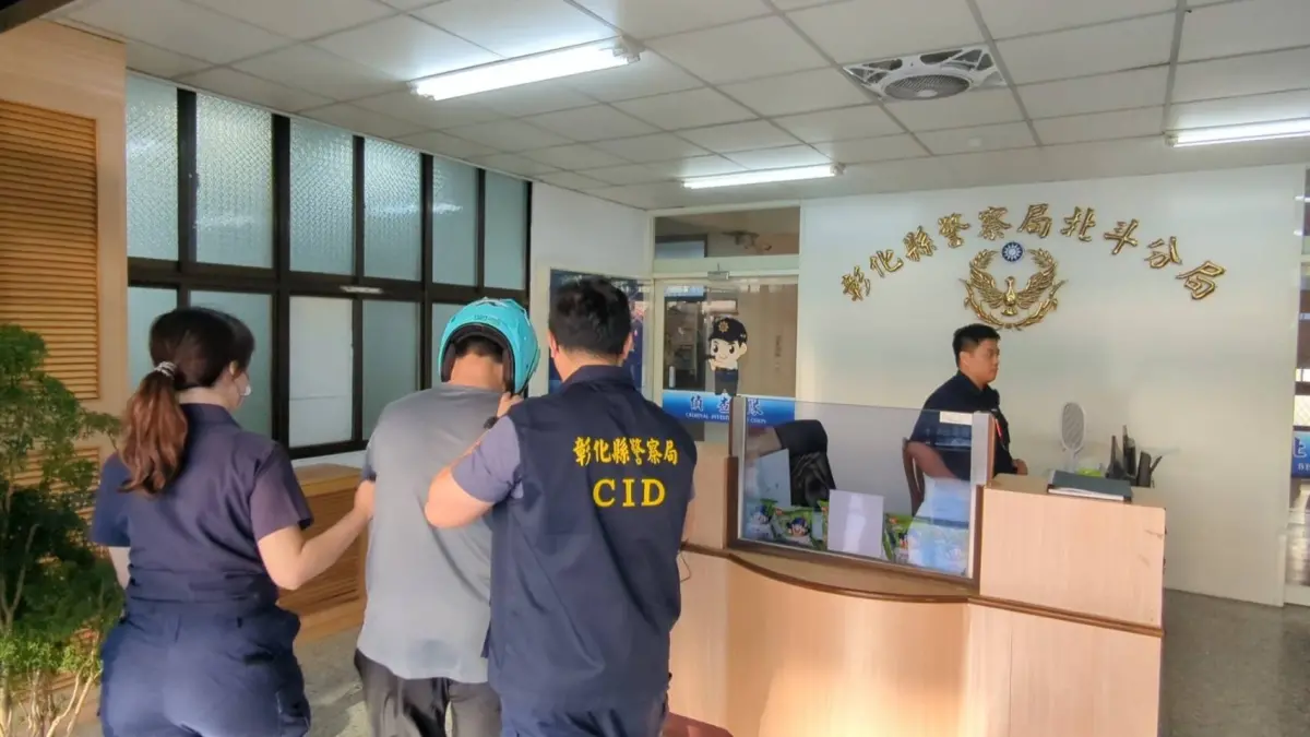 ▲蕭男遭警方拘提報案，今天下午依涉嫌過失傷害和公共危險罪嫌移送彰化地檢署偵辦。（圖／警方提供）