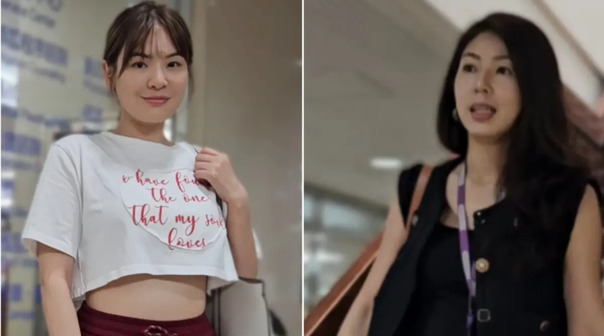 ▲網紅陳沂（左）、律師李怡貞（右）出庭針鋒相對，如今討論「仙塔律師」案意外延伸戰火。（圖／記者劉松霖攝）