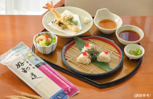 ▲中山日本料理廳推出的「廣島生蠔明蝦佐沾麵」口味清爽又能吃的出鮮味。（圖／品牌提供）
