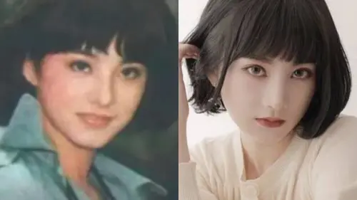 ▲李優（右）被說撞臉21歲時的林青霞（左）。（圖／李優IG）