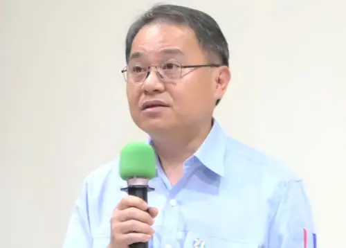 ▲中龍鋼鐵公司總經理梁乃文致詞。(圖／中龍鋼鐵公司提供)