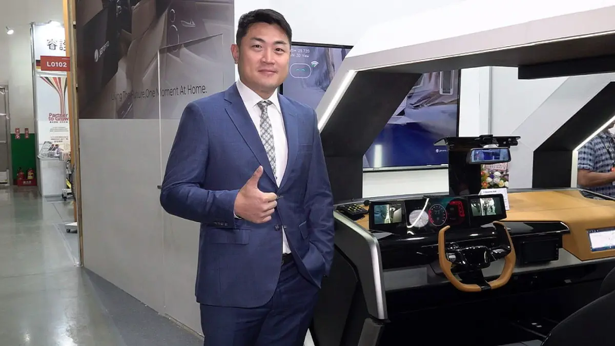 ▲凱銳光電董事長林傳凱表示，未來可能將在墨西哥、加拿大設立據點。（圖╱記者嚴俊強攝）