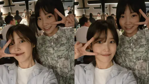 ▲IU(左)為金泰妍(右)包辦所有梳化服務和禮服。(圖/IG taeyeon.mom) ▲IU(左)為金泰妍(右)包辦所有梳化服務和禮服。(圖/IG taeyeon.mom)