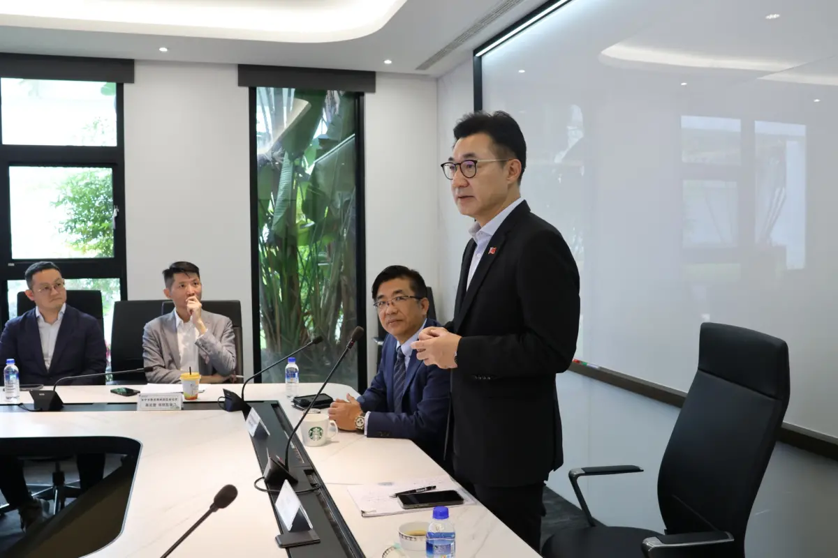 ▲江啟臣在訪美前特別與中部當地多個產業協進會與企業代表密集座談。（圖／江啓臣辦公室提供）