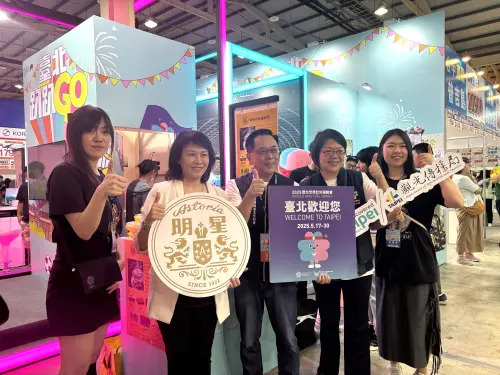 ▲「台北館」邀集許多北市優質業者參展，例如承載著臺北的文學與藝術記憶的明星咖啡館等。（圖／記者金武鳳攝，2025.4.25)