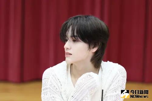 ▲n.SSign張熹援（左起）、知念和汰、李漢俊、方毅家、鄭墭允、ROBIN、尹度賀記者會。（圖／記者李政龍攝）