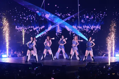 ▲ITZY來台參加拼盤演唱會。(圖/希林國際) ▲ITZY來台參加拼盤演唱會。(圖/希林國際)