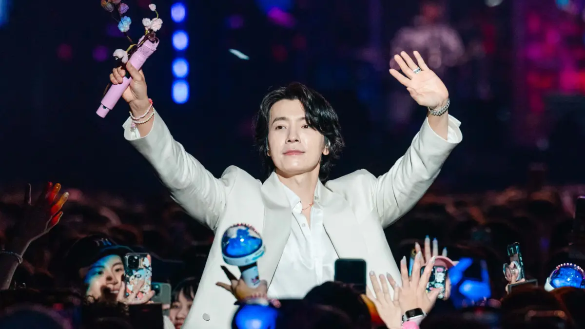 ▲SUPER JUNIOR成員東海一連兩日在桃園會展中心舉辦個人fancon《EAST COAST：WAVE》，他不僅帶來許多歌曲、瘋狂撩粉說MBTI是「SEXY」，還劇透SJ出道20年將會有超多行程，期待可以快點再和粉絲見面。（圖／網銀國際 提供）