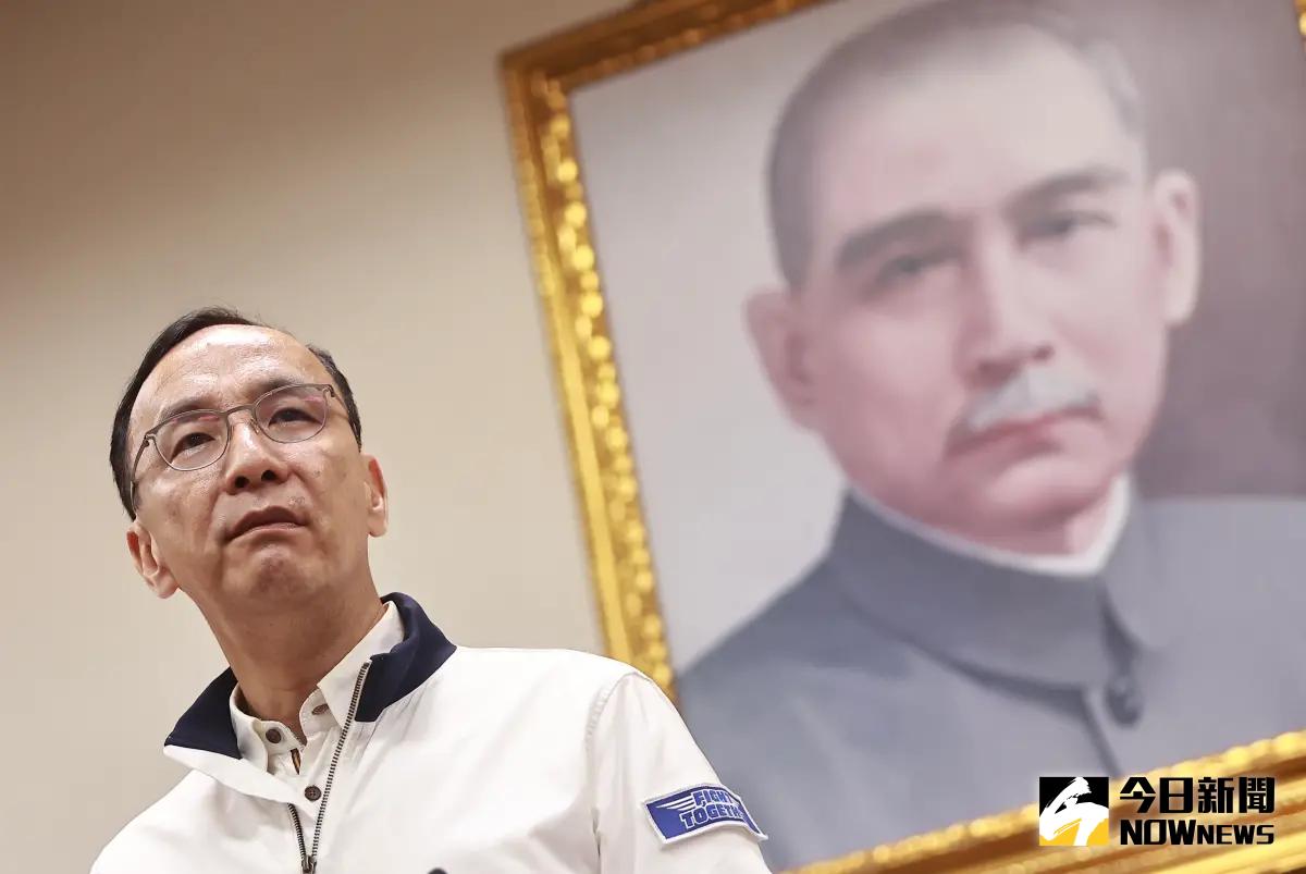 ▲ 國民黨黨主席朱立倫。（圖／記者葉政勳攝）