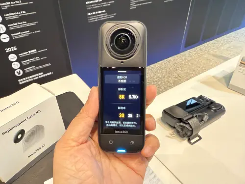 ▲Insta360 X5。（圖／記者周淑萍攝）