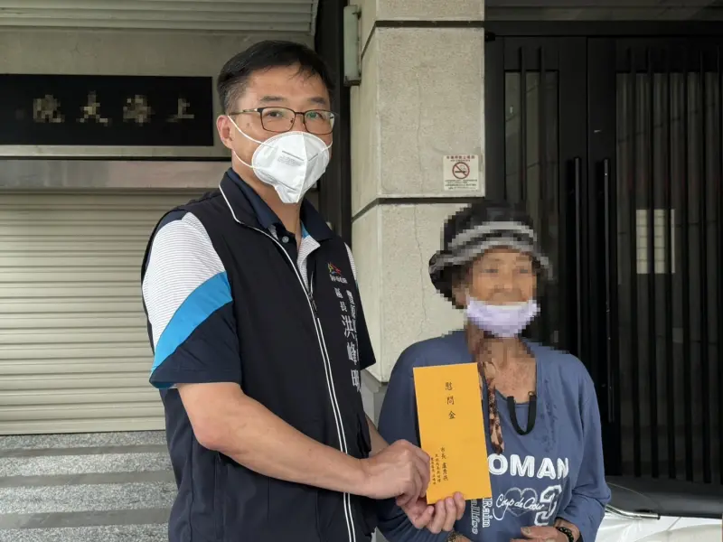 ▲澎湖8旬母跨海來台照顧重病兒，中市府啟動關懷機制表達慰問(圖／民政局提供2025.4.28)