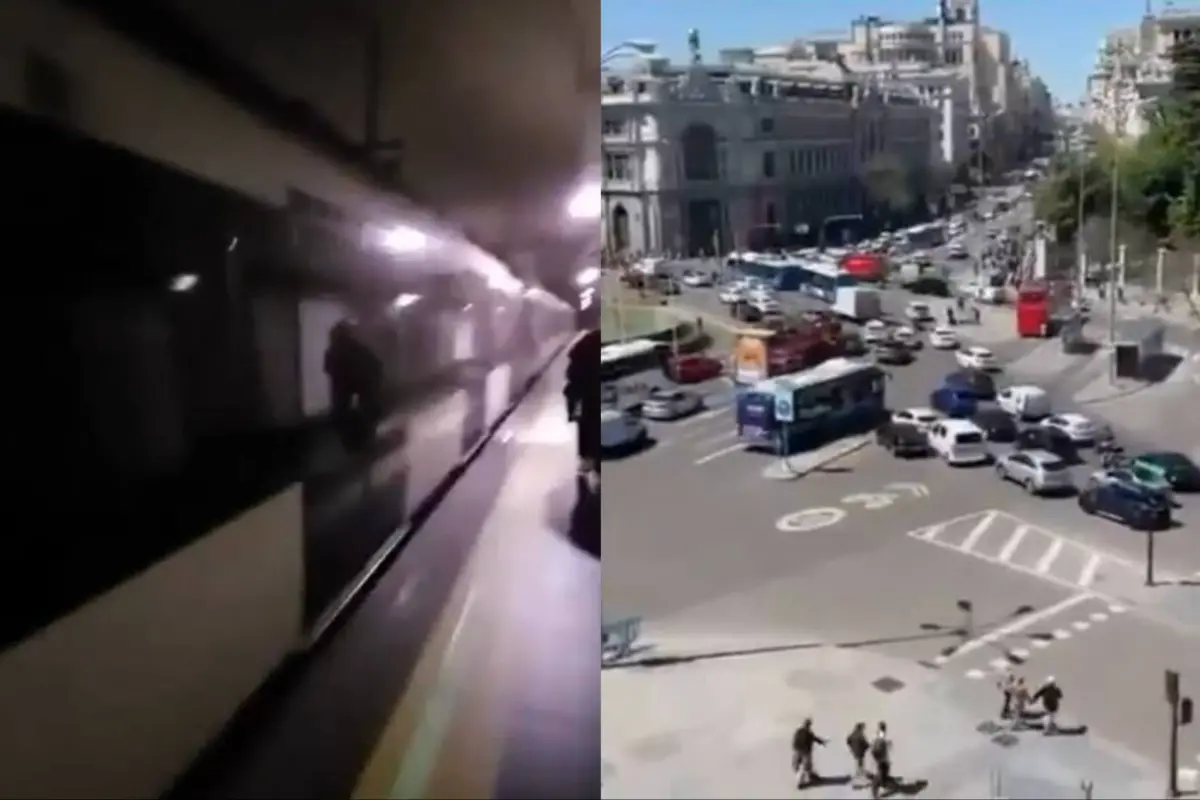 ▲西班牙和葡萄牙兩國出現全國範圍大規模停電。（圖/翻攝自X)