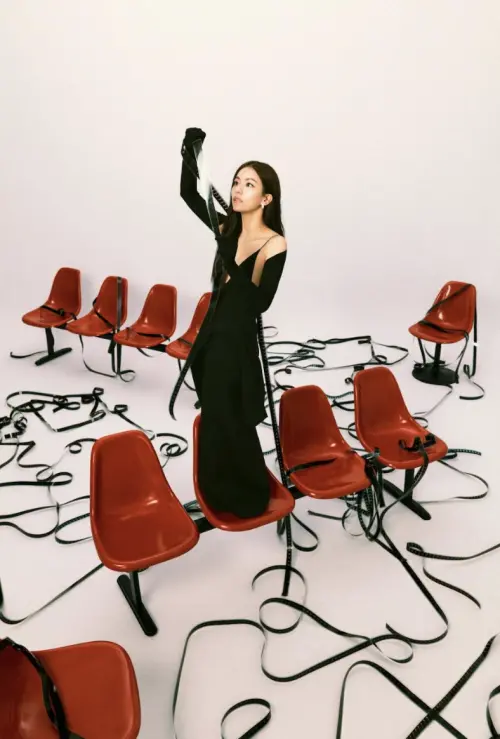 ▲宋芸樺在台北電影節的宣傳照展露時尚感，自己也不斷想起剛出道時對於表演充滿熱情的狀態。（圖／台北電影節提供）