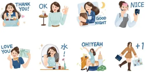 ▲LINE免費貼圖「雅詩蘭黛棕心好友限定貼圖」。(圖/取自LINE) ▲LINE免費貼圖「雅詩蘭黛棕心好友限定貼圖」。(圖/取自LINE)