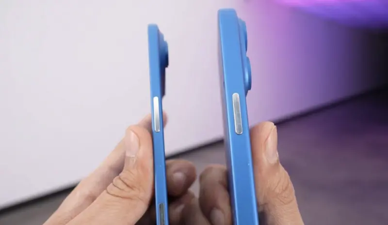 ▲國外有爆料大神聲稱拿到iPhone 17系列模型機，其中Air的厚薄度相當令人驚艷。（圖／翻攝Ｘ）