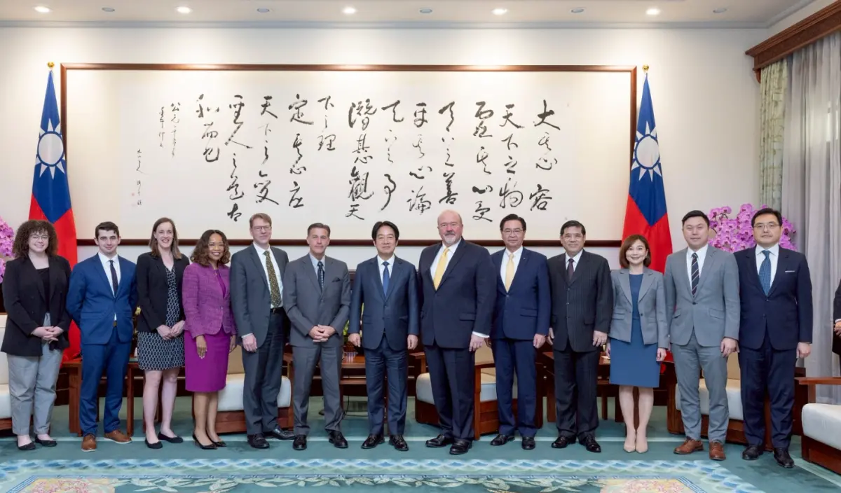 ▲賴清德今接見「國家亞洲研究局（NBR）訪團」。（圖／總統府提供）