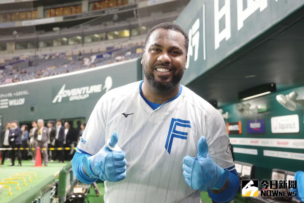 ▲北海道日本火腿鬥士隊洋砲Franmil Reyes曾與張育成、吉力吉撈・鞏冠為小聯盟隊友。（圖／記者陳柏翰攝）