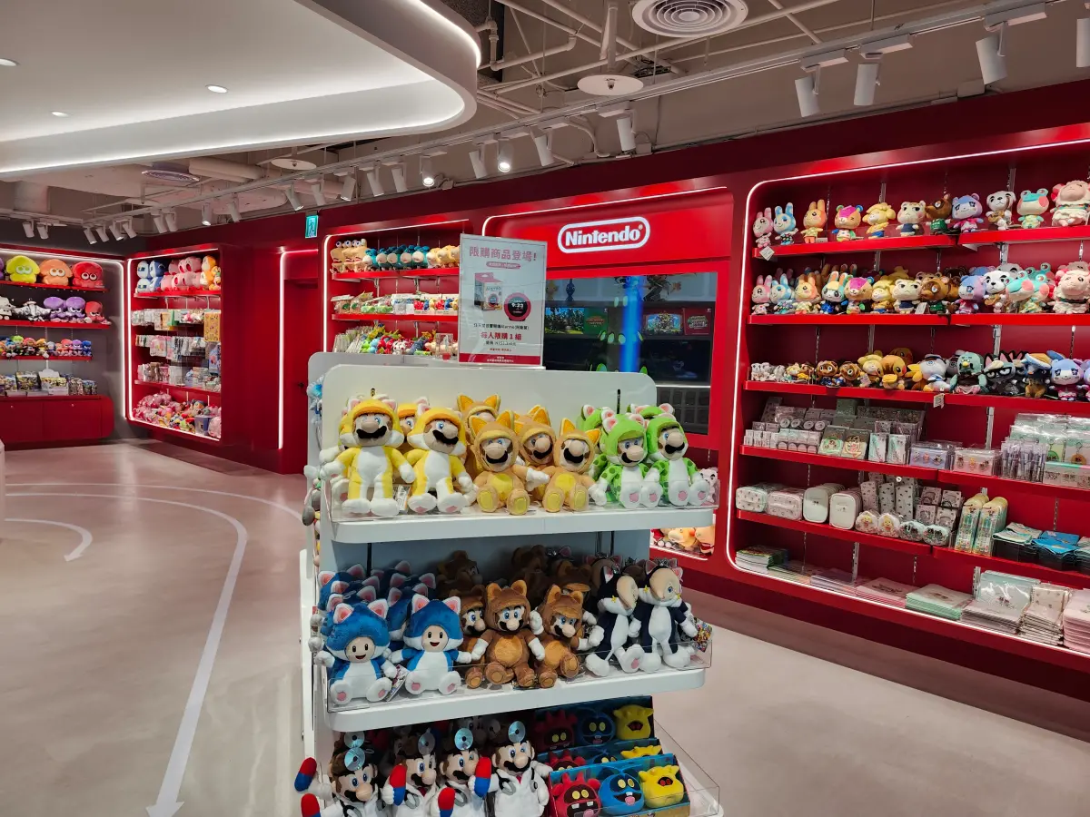 ▲任天堂授權商品旗艦中心，今（30）日在新光三越台北信義新天地A11店3樓正式開幕。（圖／記者吳翊緁攝）