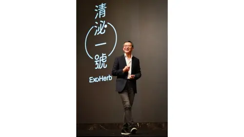 ▲蔡政憲指出，此次結合哺乳類動物與中草藥的跨物種外泌體應用，是台灣再生醫學的重要里程碑。（圖／劉祐籠攝）