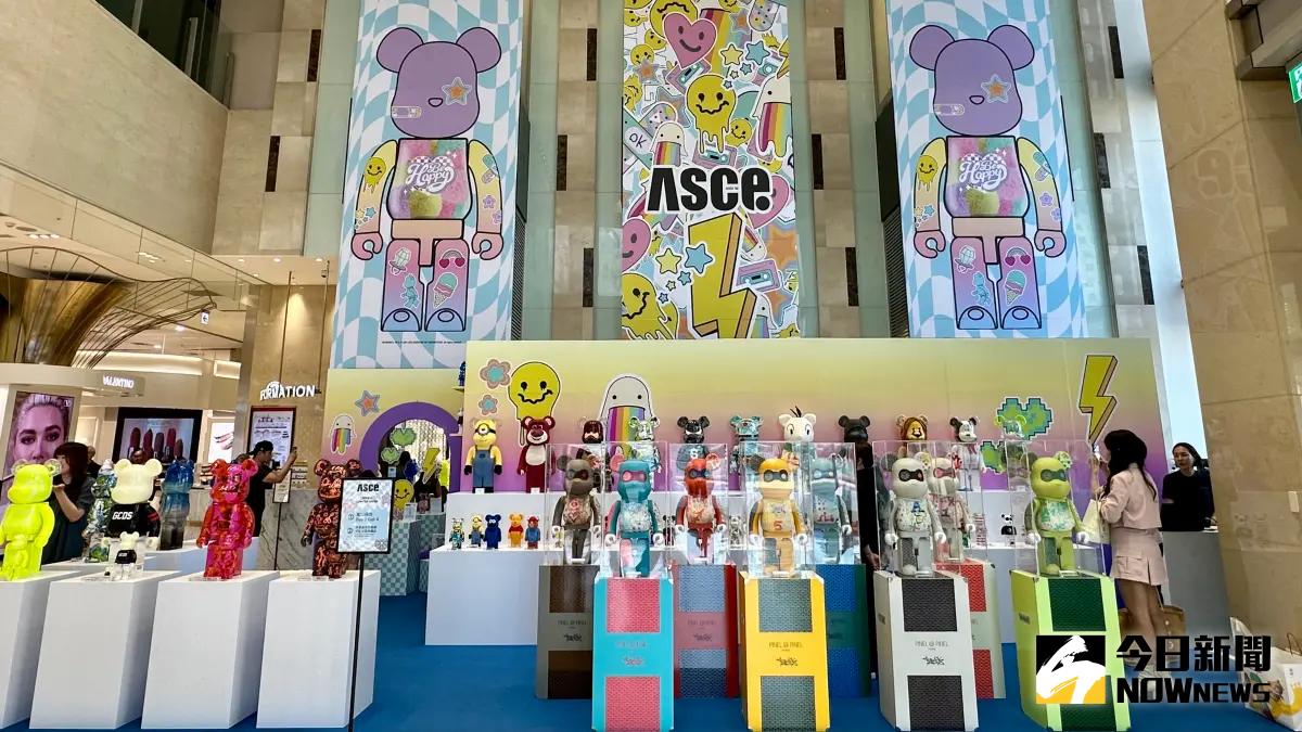 ▲ASCE 潮流藝術品牌首次登陸漢神巨蛋，即日起至6/8 於一樓登場。（圖／記者陳美嘉攝）