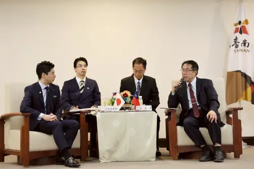 ▲黃偉哲盼台灣、日本能攜手展現年輕世代間的合作，而這也是大家的共同期盼。(圖／南市府提供)