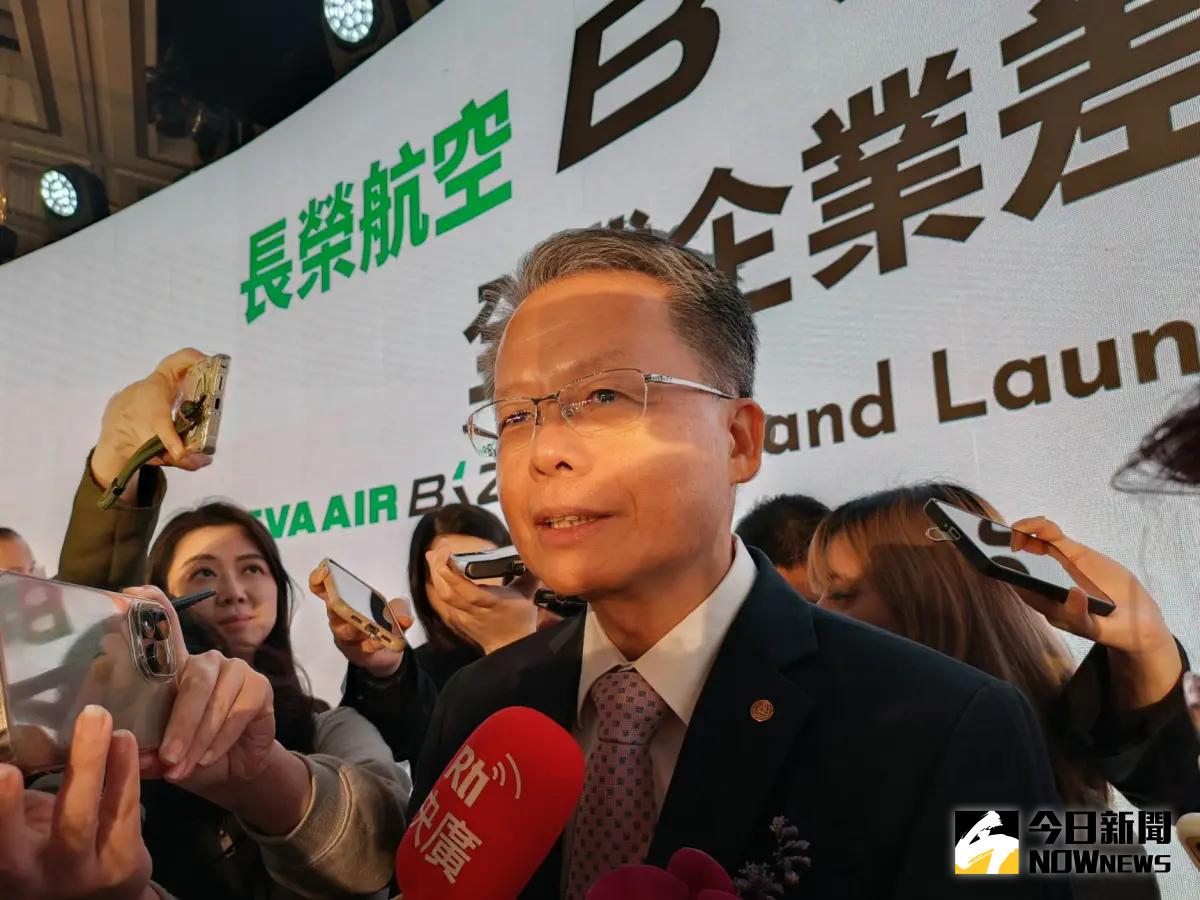 ▲長榮航空總經理孫嘉明認為，上半年客運健康成長，貨運面Q2、Q3可能還比較擁擠。（圖／記者許若茵攝）