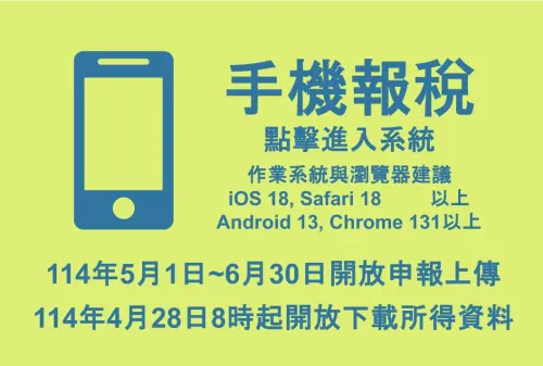 報稅開跑！手機申報綜合所得稅還能抽5萬現金　流程一次看懂
