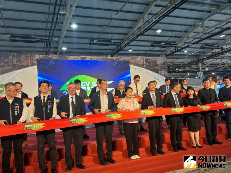▲「2025商用車大展」今起一連四天在台中國際展覽館登場，提供商用車頭家了解商用車未來趨勢。（圖／記者金武鳳攝，2025.5.1)