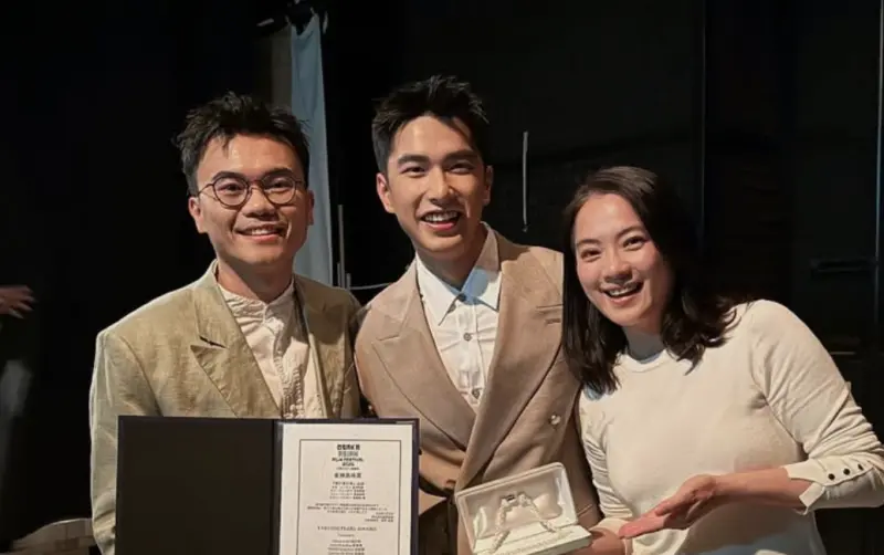 ▲曾敬驊（中）近期主演《我家的事》，該部作品在登上義大利國際影展後，獲得滿堂彩，甚至有觀眾當場落淚。（圖／IG jhtseng13）