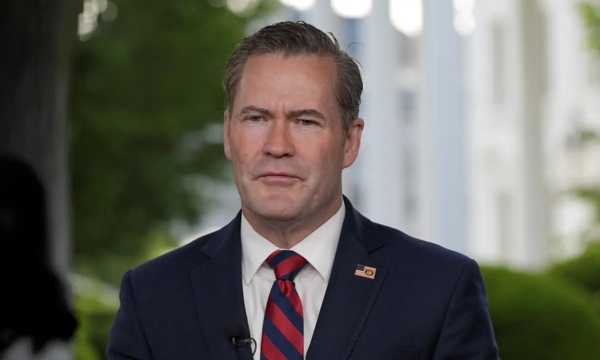 ▲美國總統川普的國家安全顧問瓦爾茲（Mike Waltz）日前被美國總統川普（Donald Trump）拔官。圖為他1日在白宮發表談話。（圖／美聯社／達志影像）