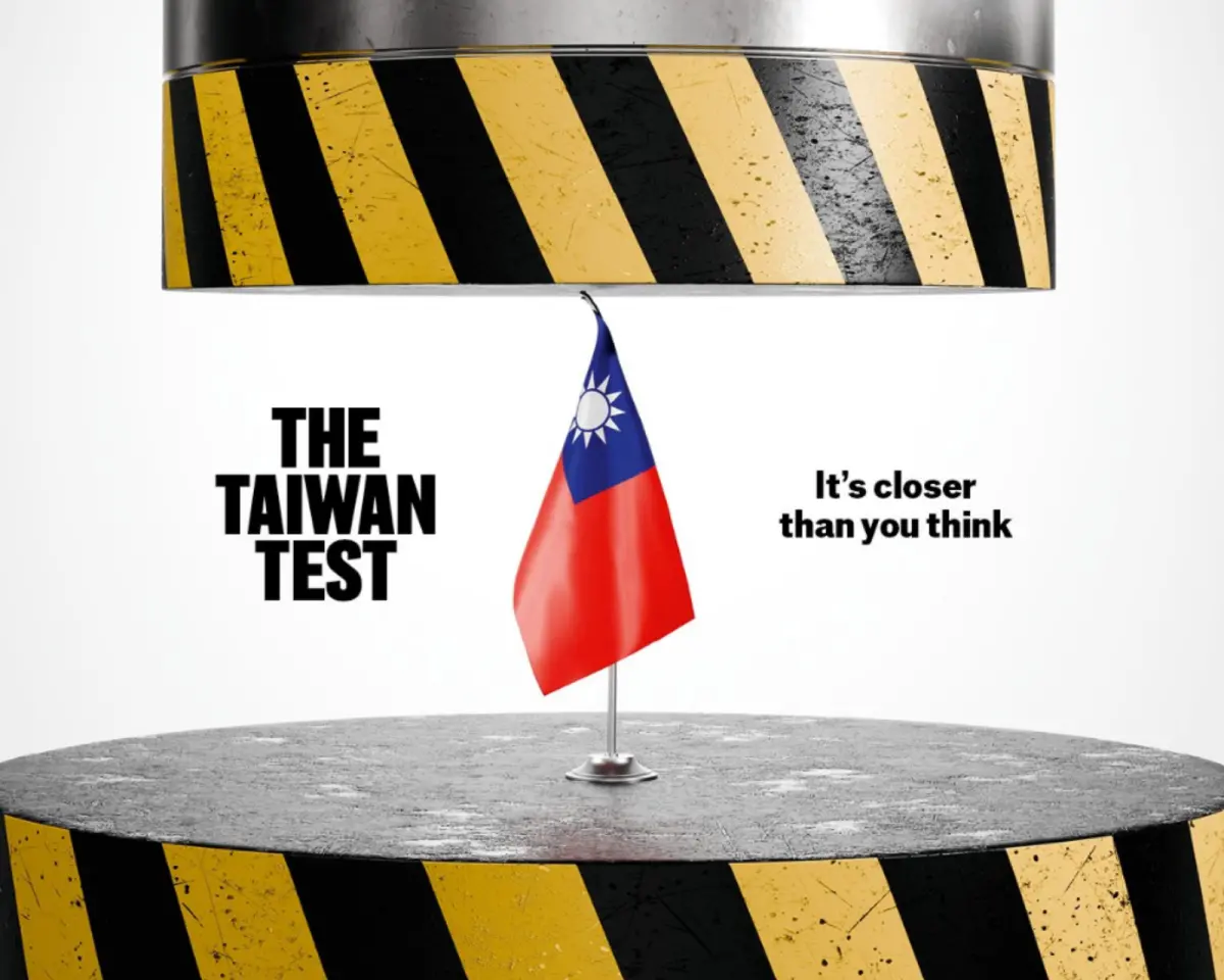 ▲《經濟學人》以台灣為最新一期封面，直言美中之間針對台灣問題的考驗，可能會來得比外界想像的更快。（圖／翻攝自經濟學人）