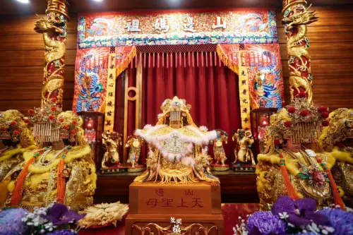 ▲山邊媽祖每年都會與白沙屯媽祖共乘鑾轎,一起到北港朝天宮進香。(圖/OSCAR|高笠閎提供) ▲山邊媽祖每年都會與白沙屯媽祖共乘鑾轎,一起到北港朝天宮進香。(圖/OSCAR|高笠閎提供)