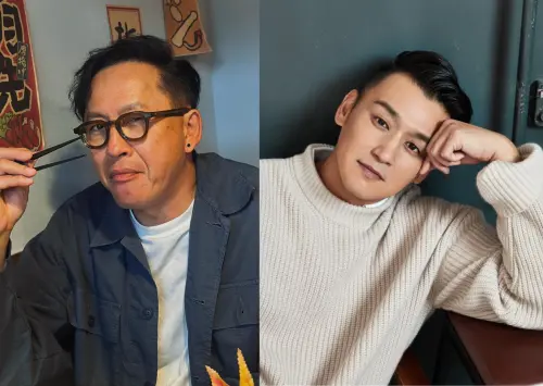 ▲詹姆士（左）被王丘夫婦控訴、求償高額違約金，他透過律師回應此事，而男星張天霖（右）發文力挺王鈞、丘秀珠。（圖／詹姆士及張天霖臉書）