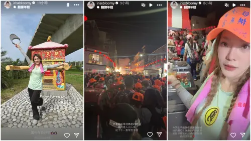 小優也去朝聖媽祖!下午一路等到半夜 ▲小優也去朝聖媽祖!下午一路等到半夜(圖/小優IG)