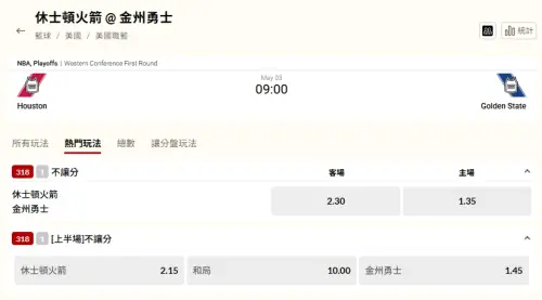 ▲NBA台灣運彩季後賽開盤。(圖/取自台灣運彩)