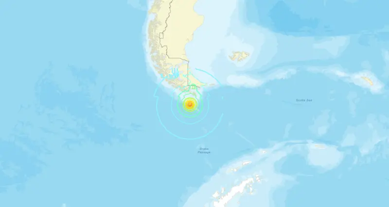 連2震！阿根廷規模7.5極淺層地震　當局發海嘯預警民眾急撤離