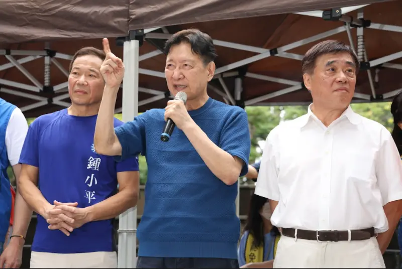 ▲趙少康提醒，民進黨仇恨動員，不論風雨都會出門投票。（圖／趙少康提供）