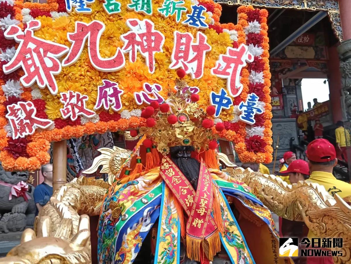 ▲基隆新朝宮武財神九爺首次謁祖回玉闕朝仁宮(圖／柳榮俊攝2025.5.3)