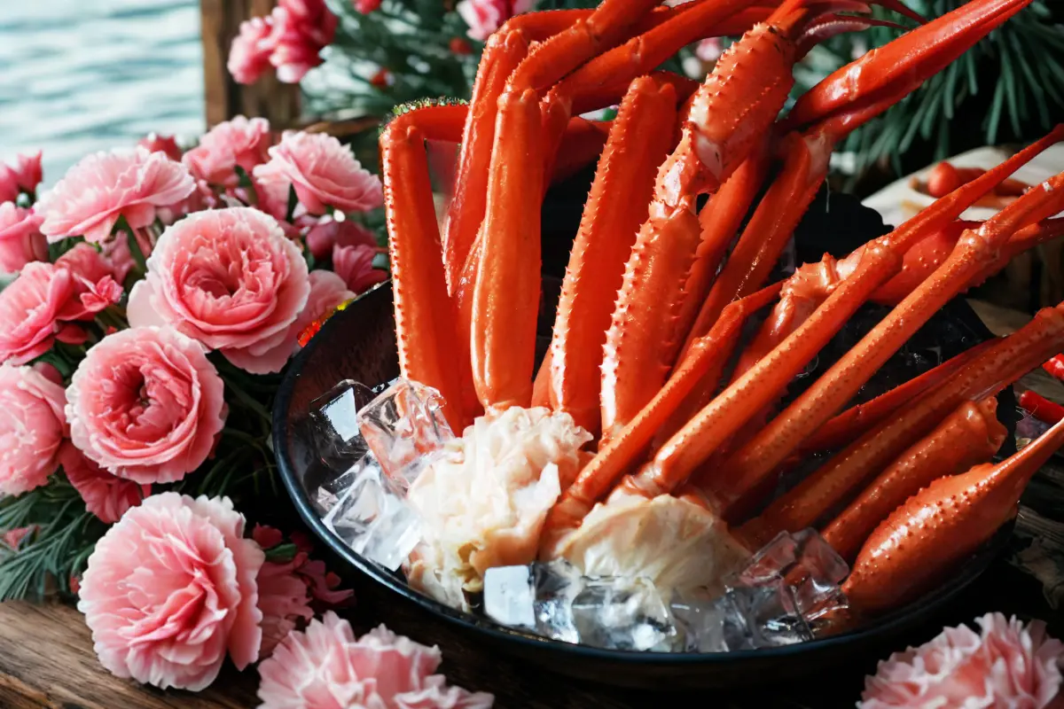 ▲燒肉吃到飽品牌「田季發爺」推優惠，即日起至 5月11日與媽媽一同來店用餐並完成打卡任務，即贈限量松葉蟹腳一份。（圖／田季發爺提供）