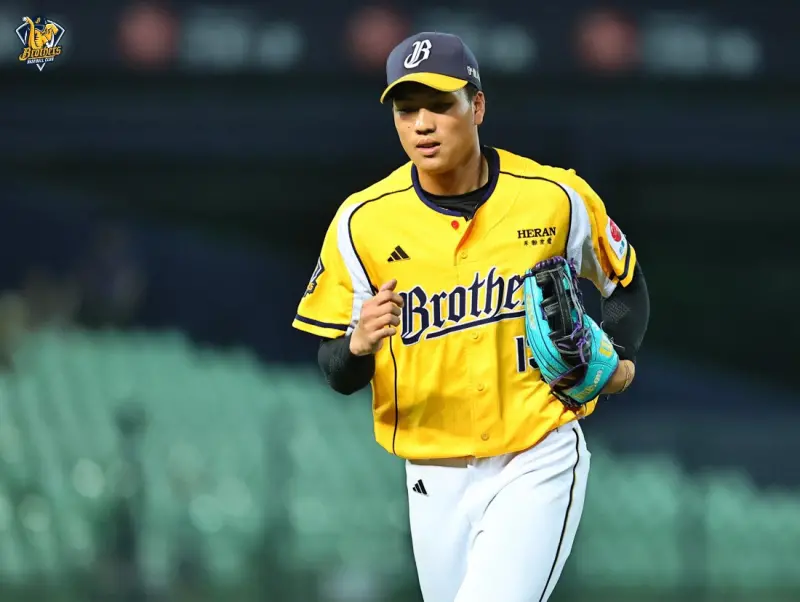 ▲許庭綸經過一個月的一軍洗禮，今日下放二軍磨練。（圖／中信兄弟提供）