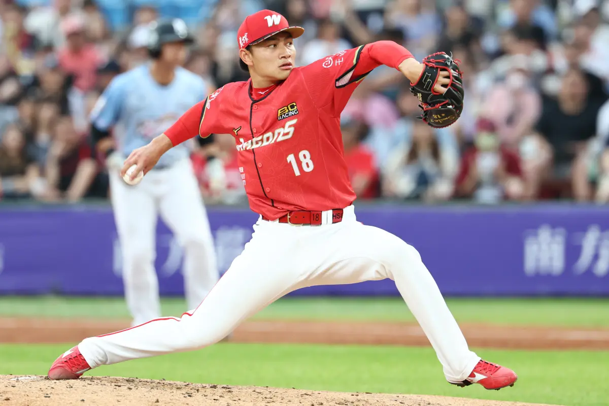 ▲味全龍徐若熙本季第3度遭遇樂天桃猿，賽前吞下對戰2連敗。（圖／味全龍提供）