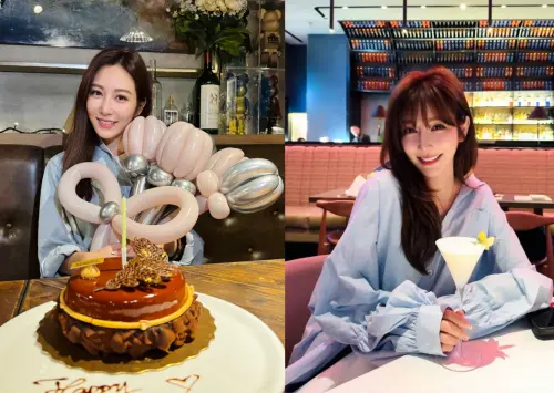 ▲前幾日曾莞婷頂著全新齊瀏海造型，開心曬出提前慶生照，髮型師還誇她：「根本是18歲」。（圖／曾莞婷IG）