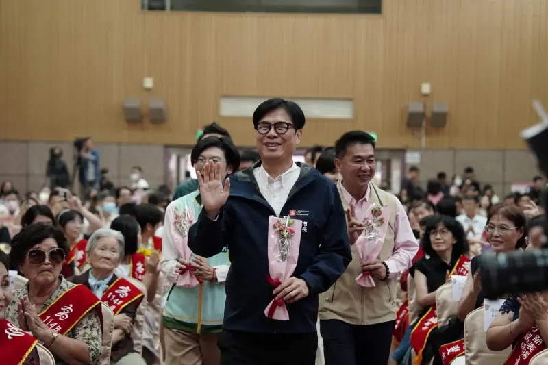 ▲高雄市長陳其邁祝福每位母親母親節快樂。（圖／高雄市社會局）