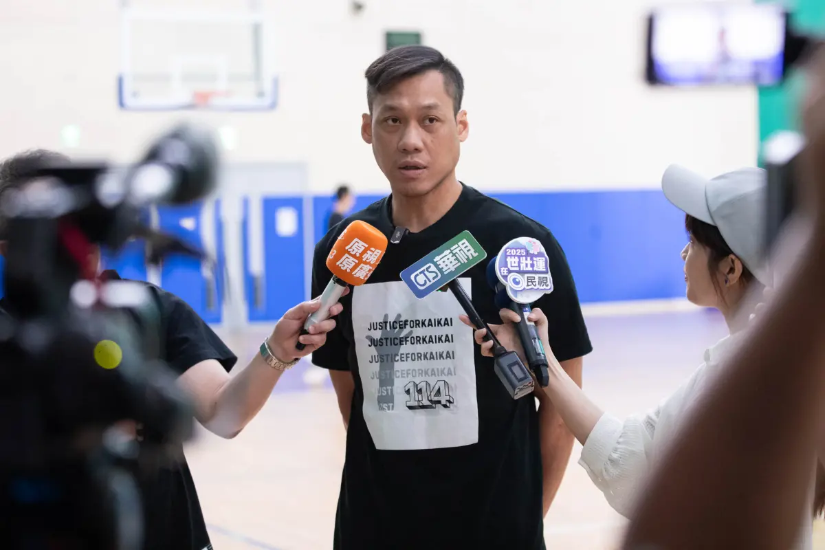 ▲P.LEAGUE+總冠軍賽即將在5日開打，今（4）日聯盟官方舉辦兩隊練球日，臺北富邦勇士當家球星「野獸」林志傑受訪時表示，要大家「走著瞧」，強調富邦這一次是作為挑戰者去衝擊。（圖／PLG提供）