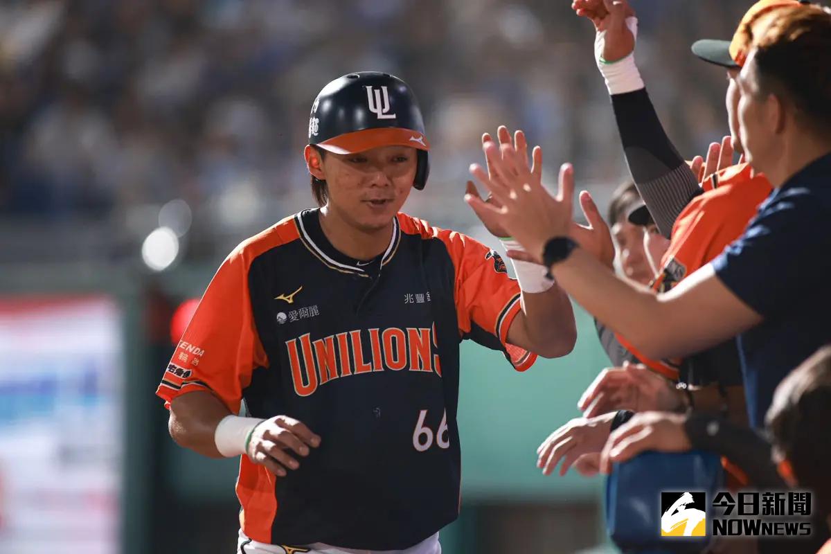 ▲統一獅陳重廷此役打下5分打點，追平個人生涯新高。（圖／記者葉政勳攝）