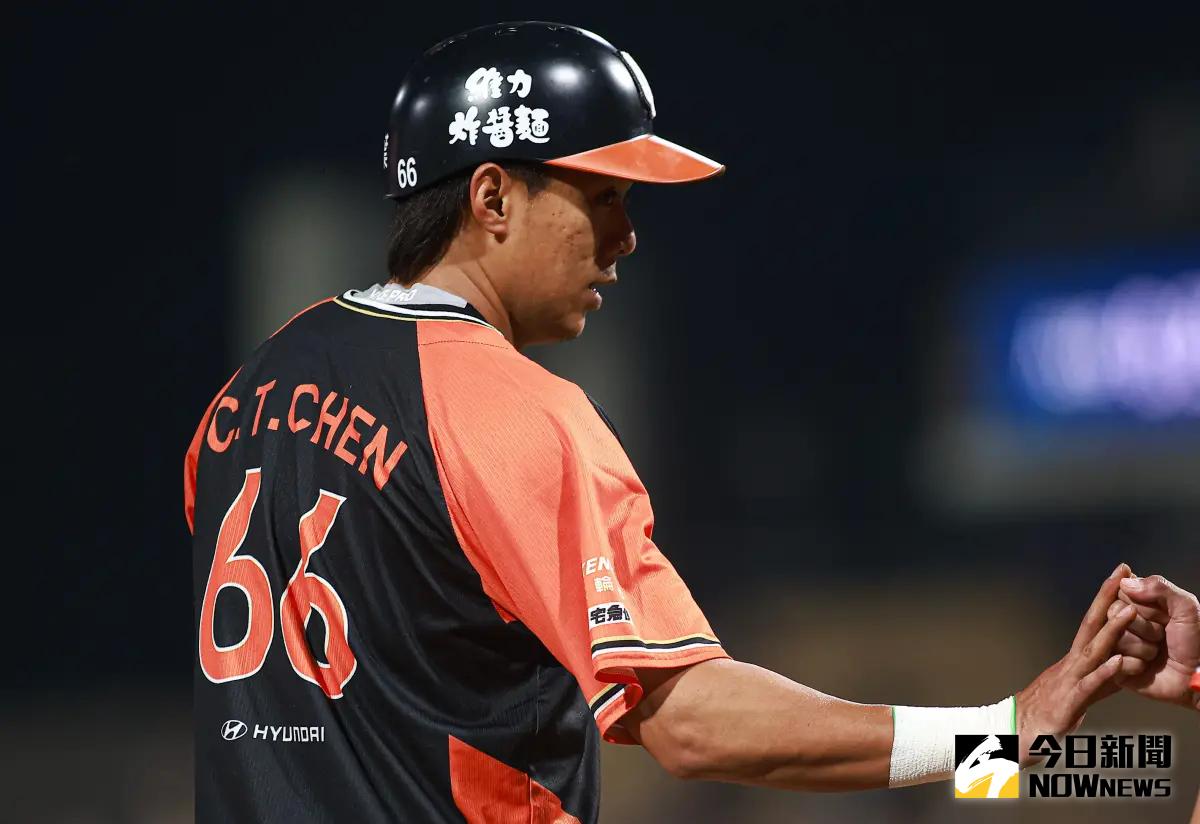 ▲統一獅陳重廷面對富邦悍將單場打下5打點，平生涯最佳紀錄。（圖／記者葉政勳攝）