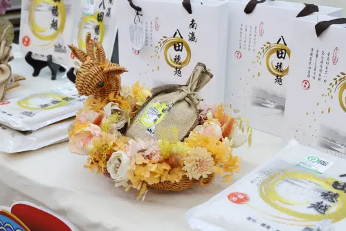 ▲「八田米」生產的區域位於烏山頭水庫流域與嘉南大圳水源頭，使用乾淨無汙染的水源灌溉，生產出高品質的台南好米。（圖／南市府提供）