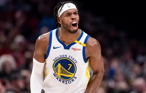 ▲勇士上半場取得12分領先，主因就是射手Buddy Hield挺身而出，半場投進6顆三分攻下22分，全場33分、9顆三分進帳，成為勇士關鍵戰的「三井壽」。（圖／美聯社／達志影像）