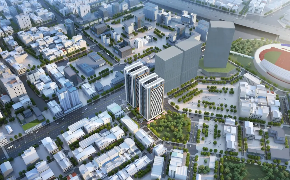 ▲高捷橘線O9聯合開發案A基地評選出爐，規劃團隊以「運動i高雄」為主題。（圖／高市府捷運局提供）